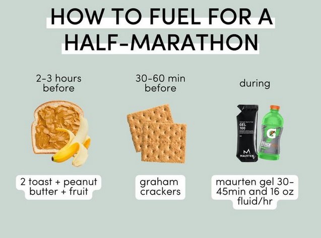 o que comer antes da meia maratona